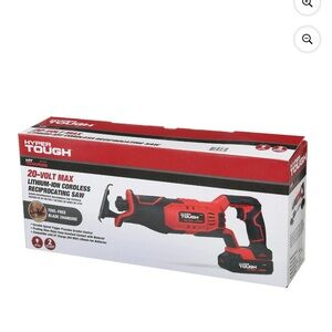 Hyper Tough Red Cordless Reciprocating Saw